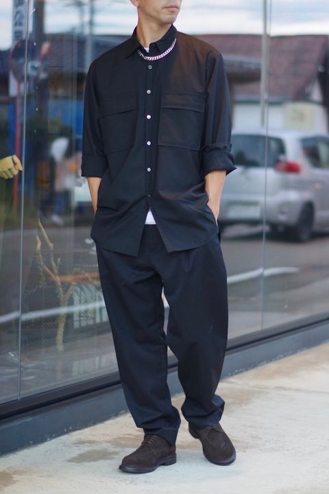 【:colon】 締まりすぎない BLACK coordinate.