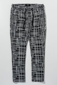 【26SS】 GEOMETRIC CLASSIC JACQUARD SLACKS / ジオメトリック総柄 イージースラックス (ブラック) (2月上旬入荷予定)