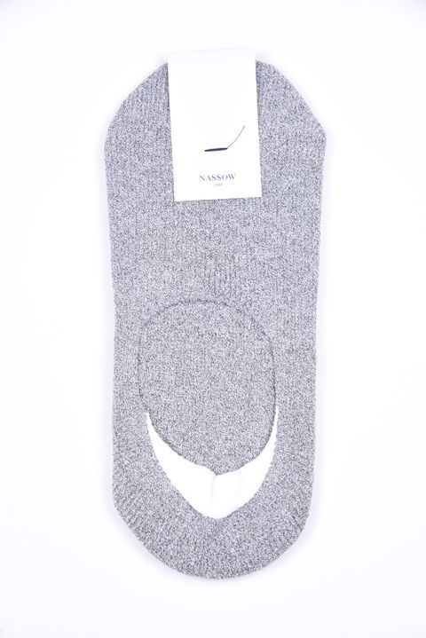BOUCLE SNEAKER SOCKS / 日本製 ブークレ スニーカーソックス グレー