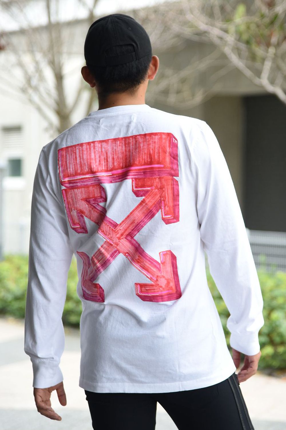 OFF-WHITE - MARKER ARROWS LS T-SHIRT / マーカー アローロゴ 