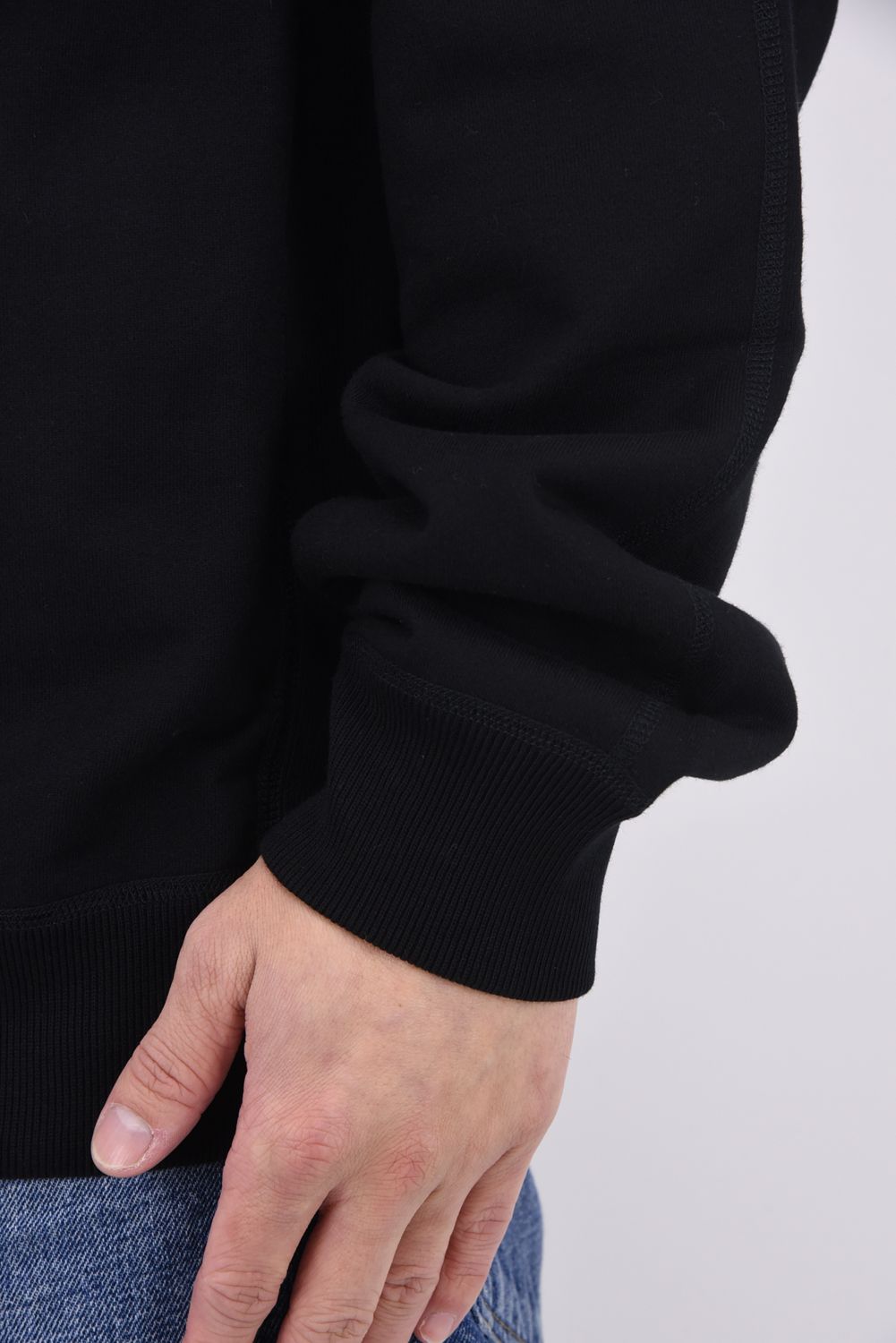 【国内正規品】【STANDARD FIT】 MIDWEIGHT TERRY CREWNECK / ミッドウェイト クルーネックスウェット (ブラック)