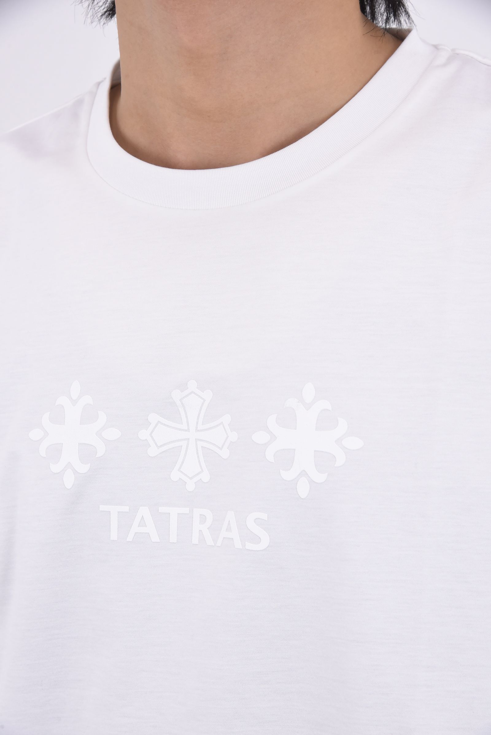 PACECO (パセコ) / フロント ブランドロゴ クルーネック Tシャツ ホワイト