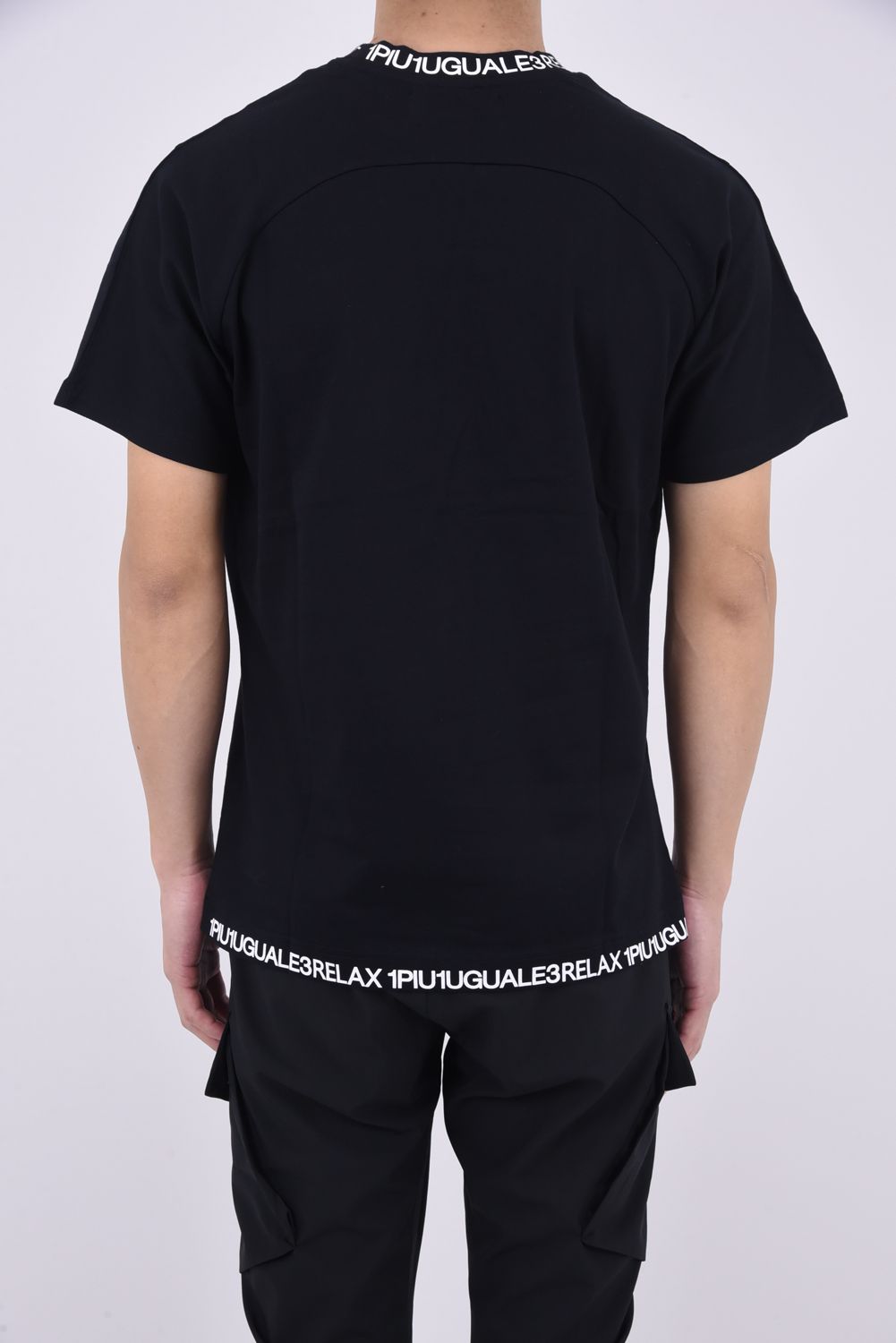COLLAR LOGO T-SHIRT / ネックロゴ 半袖Tシャツ ブラック