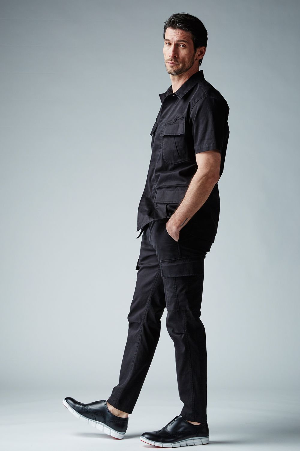 【BLACK MILITARY Vol.9】 JUNGLE FATIGUE CARGO PANTS -BLACK- (10月頃入荷予定 )※オーダー締切8/6(金)11:59迄