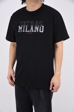 INIGO (イニゴ) / フロントロゴ クルーネック Tシャツ ブラック