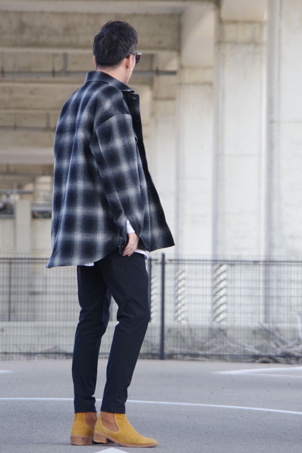 【RESOUND CLOTHING】新作WOOL CHECK OVER CPOJKを使用したおススメスタイル ③