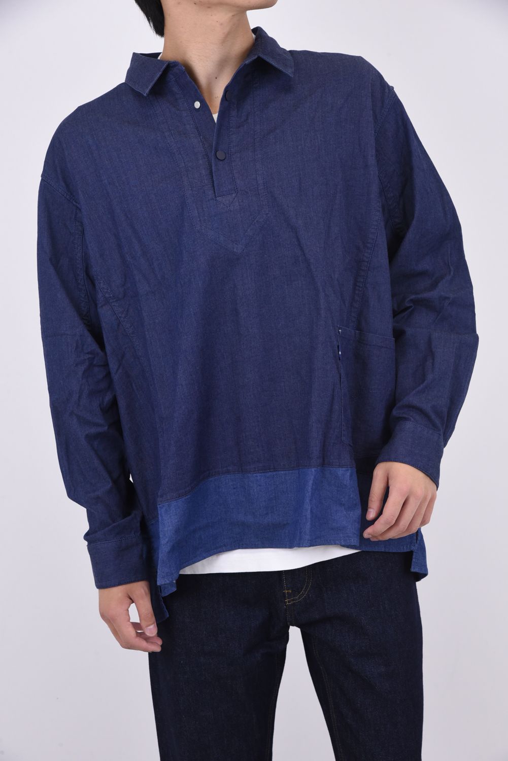 White Mountaineering - WM × LMC PULLOVER SHIRT / ストレッチデニム