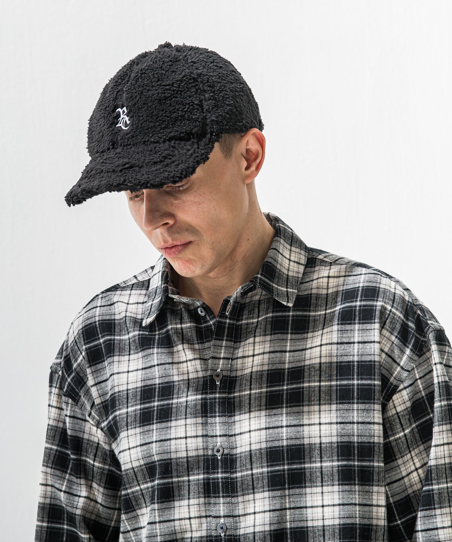 BOA LOW CAP /シルキーボア ローキャップ (ブラック) (12月上旬入荷予定) ※オーダー締切:9月7日(月)17時