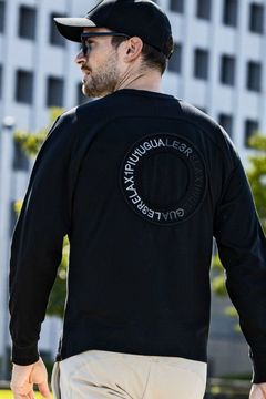 CIRCLE LONG T-SHIRT / サークルロゴ ロングスリーブ (ブラック)