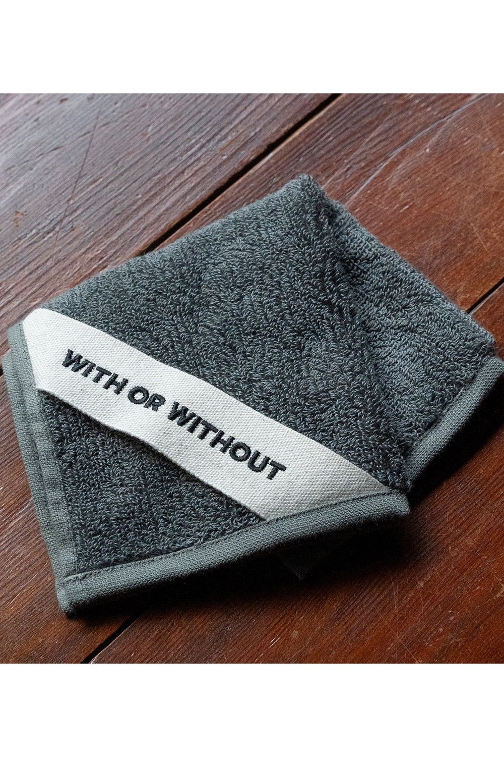 Hand Towel / シルク混 ハンドタオル (グレー)