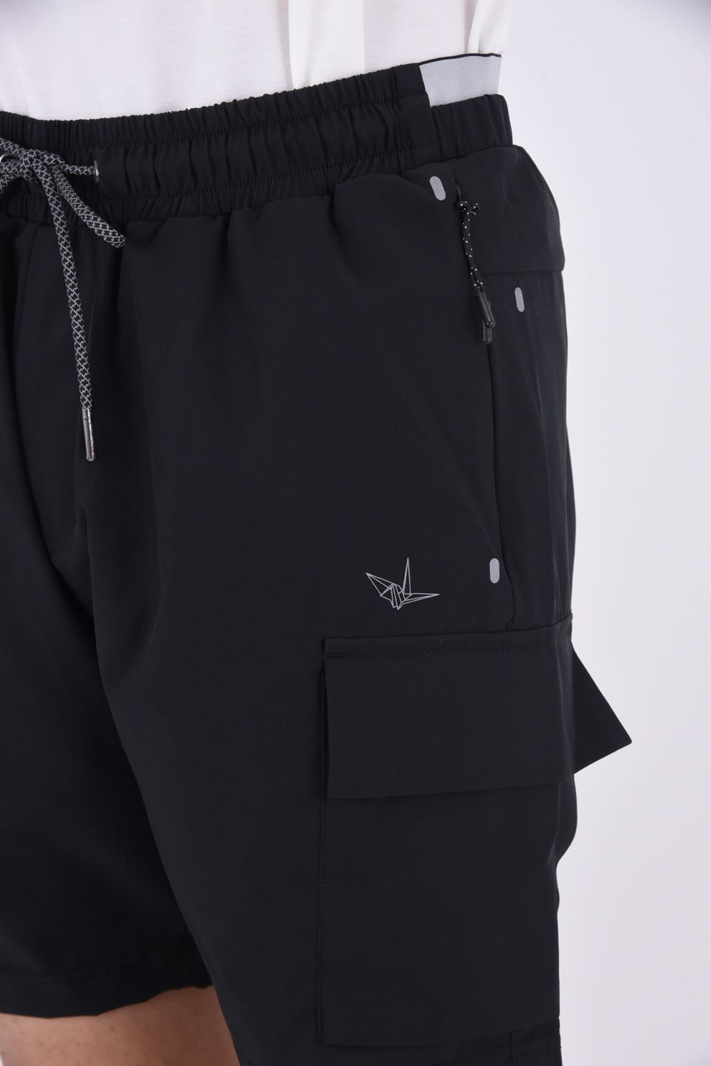 LIGHT CARGO SHORTS / ショート丈 ライトカーゴパンツ ブラック
