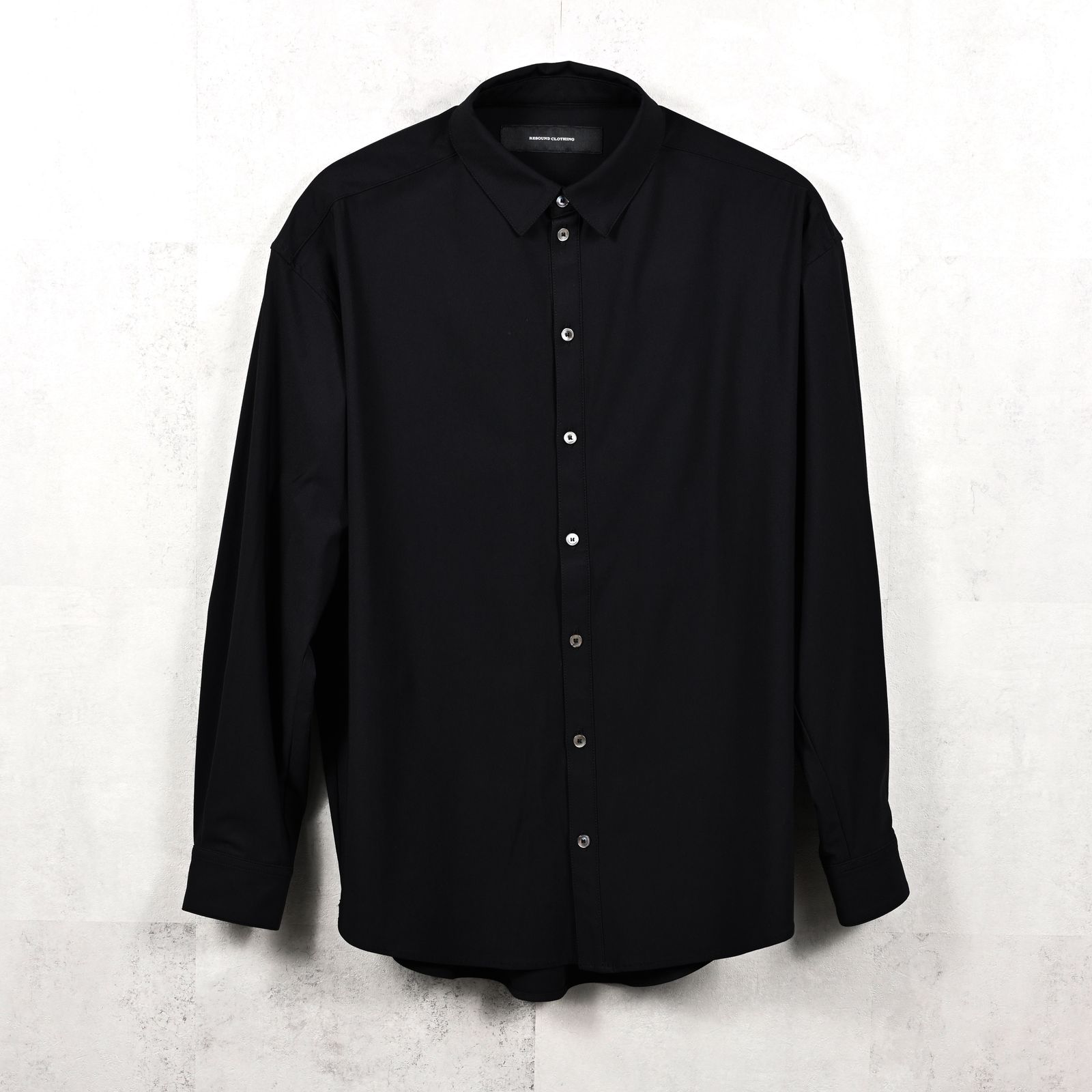 NYLON jack shirts / ナイロン ジャックシャツ (ブラック) (7月末入荷予定) ※オーダー締切:5月23日(土)17時
