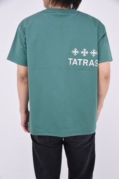NUNKI (ヌンキ) / ブランドロゴ刺繍 ハーフスリーブ Tシャツ グリーン