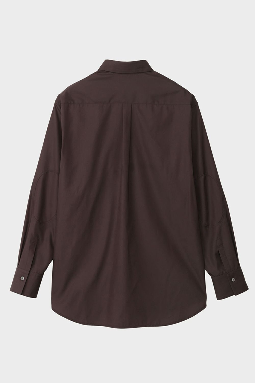 ELBOW PATCH DETAIL SHIRT / エルボー パッチ ディティールシャツ (ブラウン)