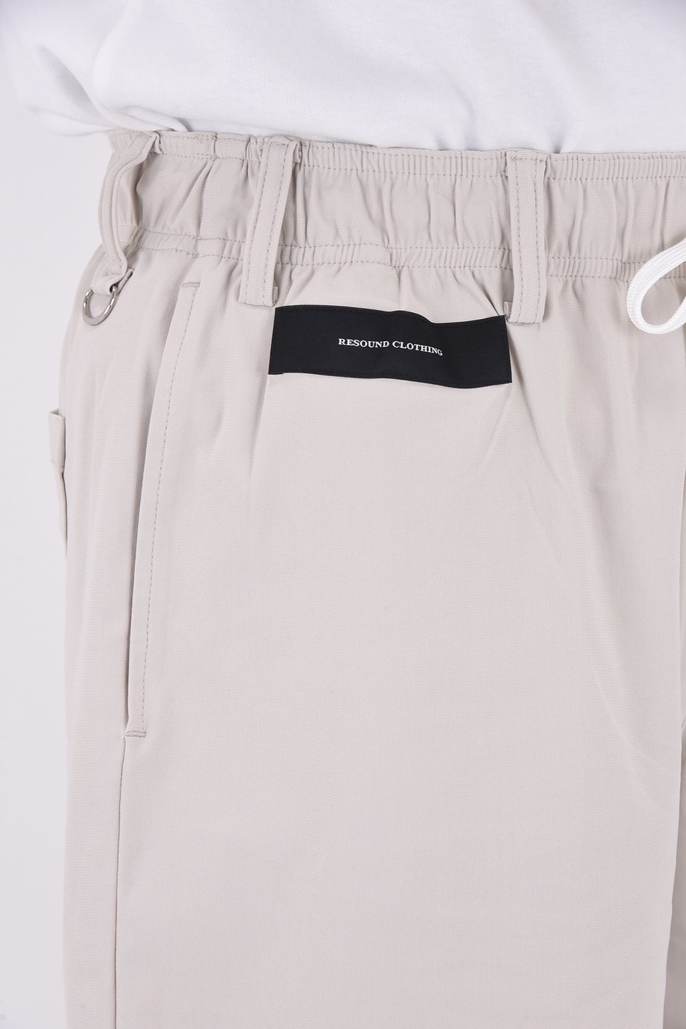 TV NYLON SHORTS / ナイロンマイクロファイバー ルーズフィット ショートパンツ グレージュ