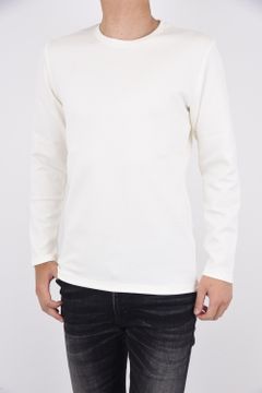 L/S CREW / ロングスリーブ ウォーム クルーネック ホワイト
