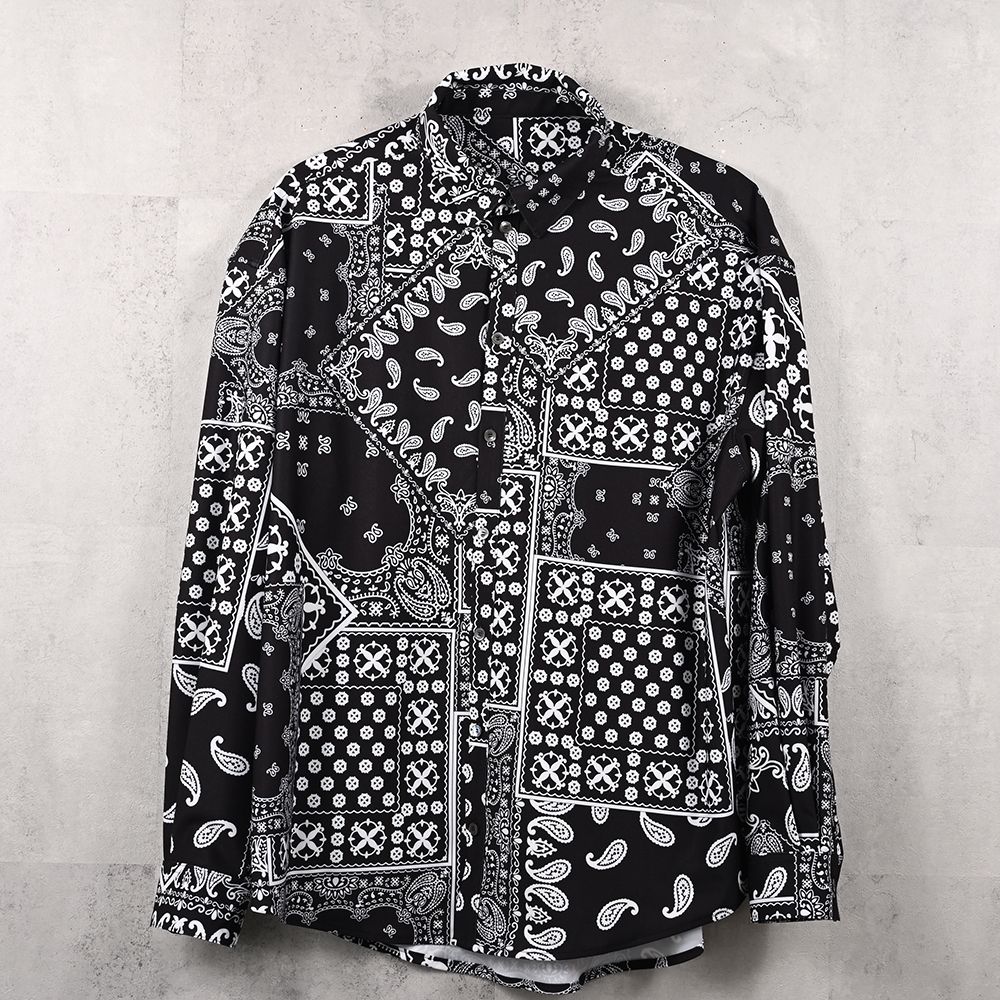 BANDANA JACKSHIRTS / バンダナ ジャックシャツ (ブラックバンダナ) (8月末入荷予定) ※オーダー締切:5月23日(土)17時