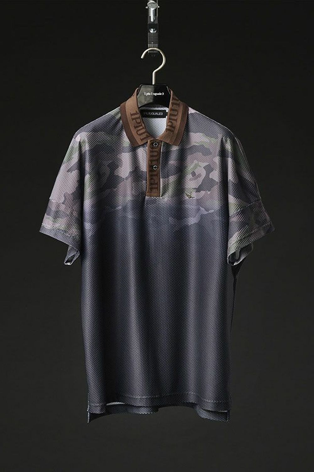 【期間限定ポイント30倍】【113SPORT VOL.13 / 25SS】 113SPORT HYBRID CAMO POLO / 113スポーツ ハイブリッド カモ ポロ ダークブラウン