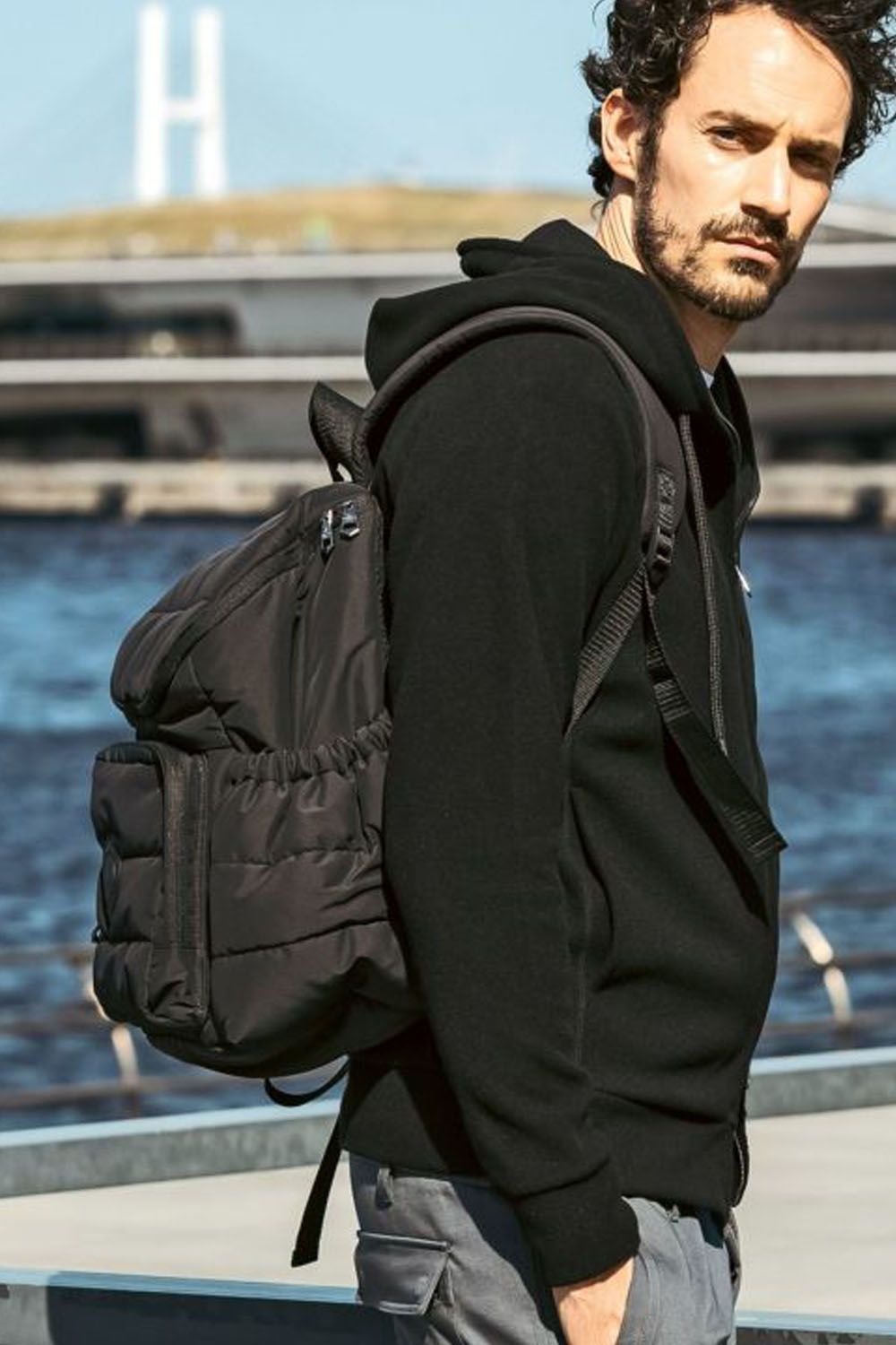 PADDED BACKPACK / パッディド バックパック ブラック