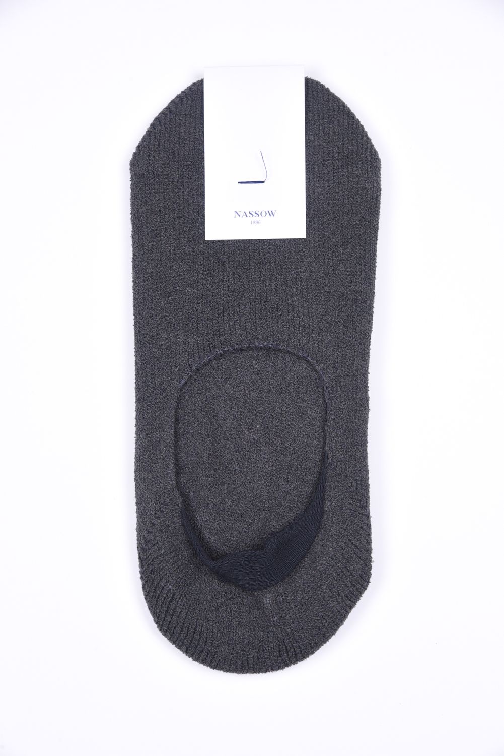BOUCLE SNEAKER SOCKS / 日本製 ブークレ スニーカーソックス チャコール