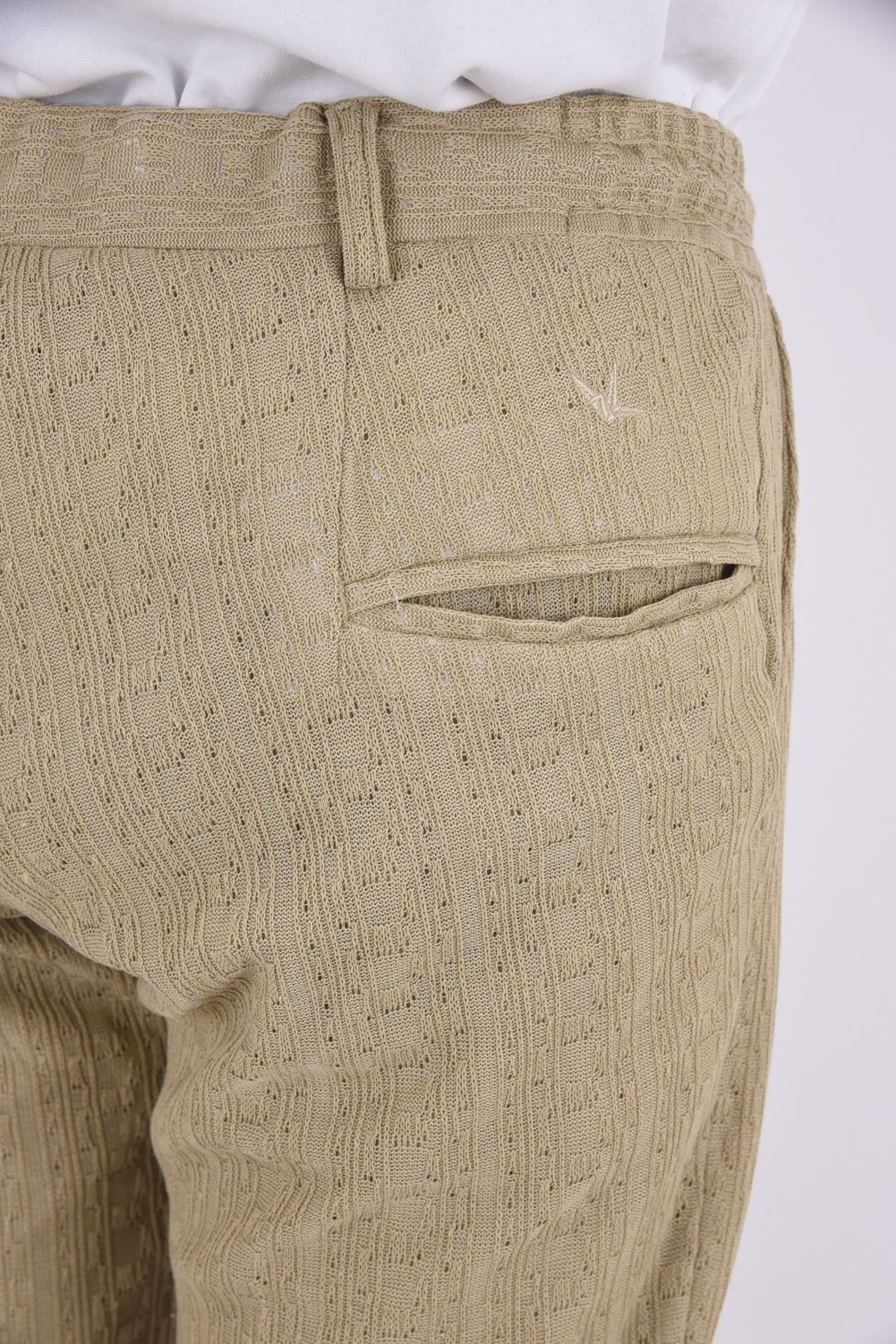 【26SS】【セットアップ】 LINEN TOUCH JACQUARD JACKET & SLACKS / リネンタッチ テーラードシングルジャケット&イージースラックス (ベージュ)