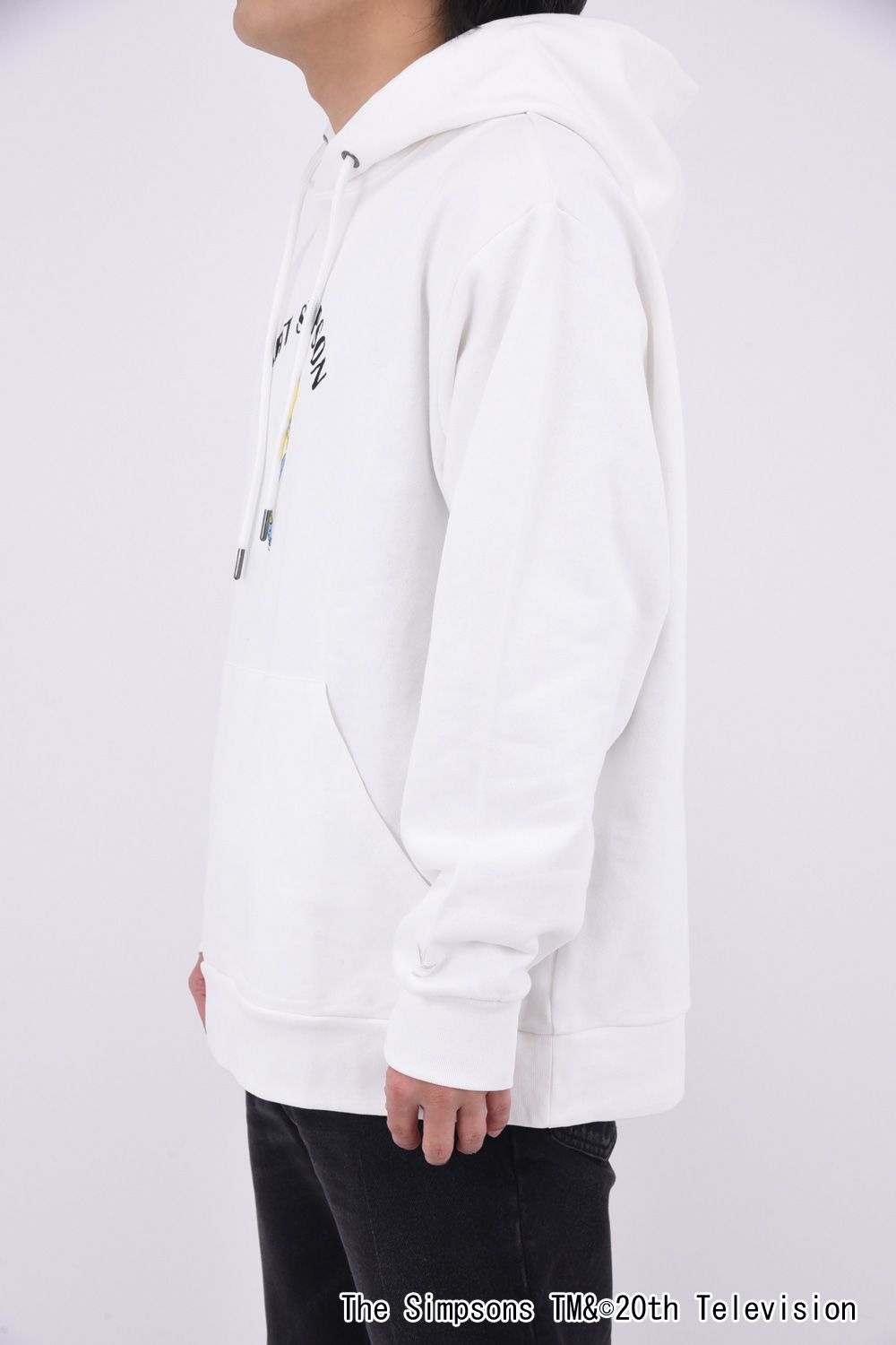 BART SIMPSON HOODIE / シンプソンズプリント フーディ (ホワイト)