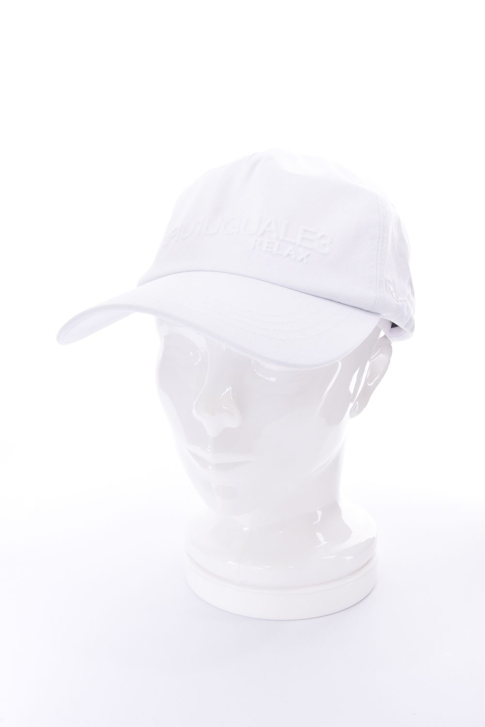 EMBOSSED LOGO CAP / エンボスロゴ ベースボールキャップ (ホワイト)