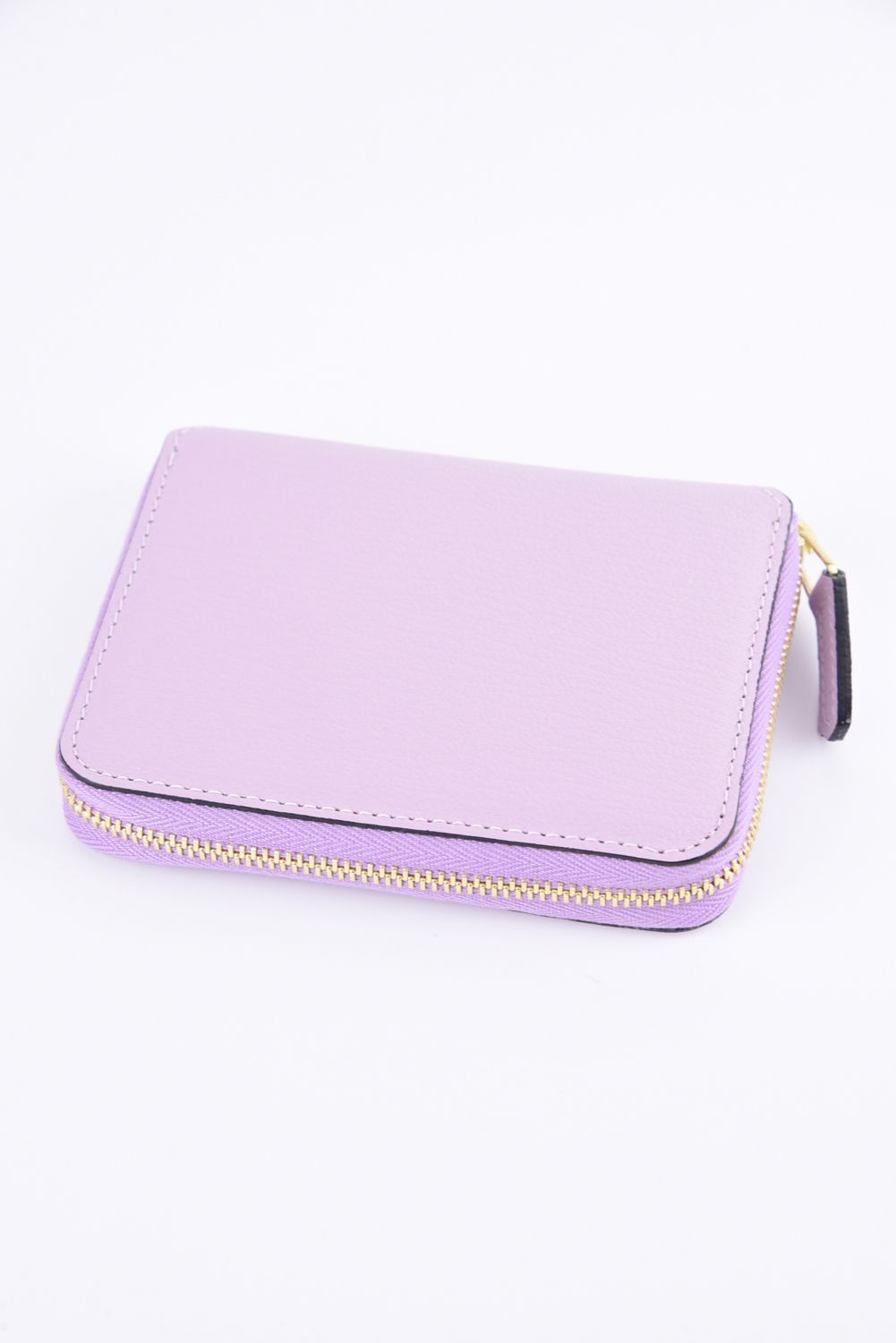 ROUND ZIP MINI WALLET / LA393GT ラウンドジップ ミニウォレット ライラック/ オンアイス