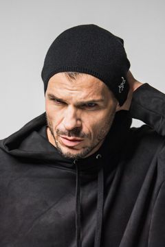 WOOL KNIT CAP / ウール ニットキャップ (ブラック) (12月上旬入荷予定) ※オーダー締切：9月1日(月)18:00