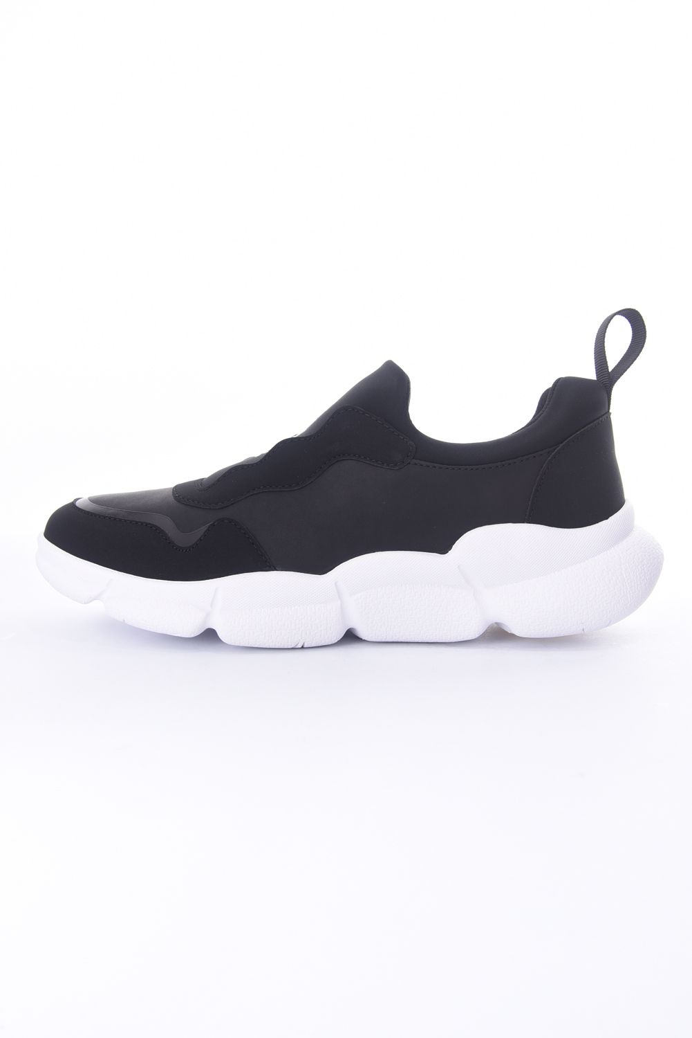 SMALL LOGO BIG SOLE SHOES / VIBRAMソール ダッドスニーカー ブラック / ホワイト