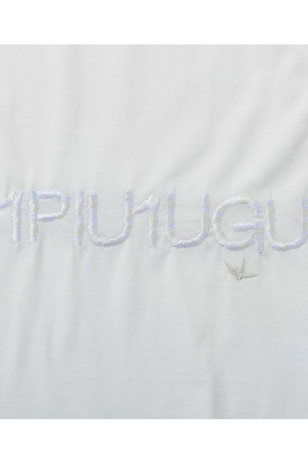 【26SS】 HAND EMBROIDERED LOGO T-SHIRT / ブランドロゴ刺繍 Tシャツ (ホワイト)