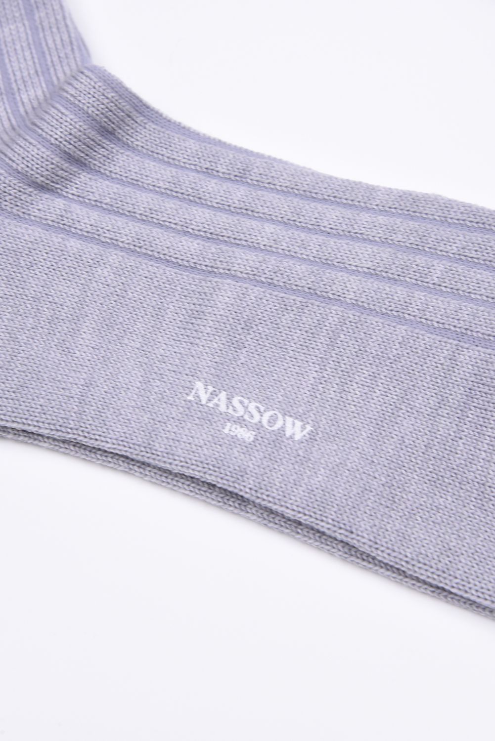 WOOL PANEL / 日本製 ウール リブソックス グレー