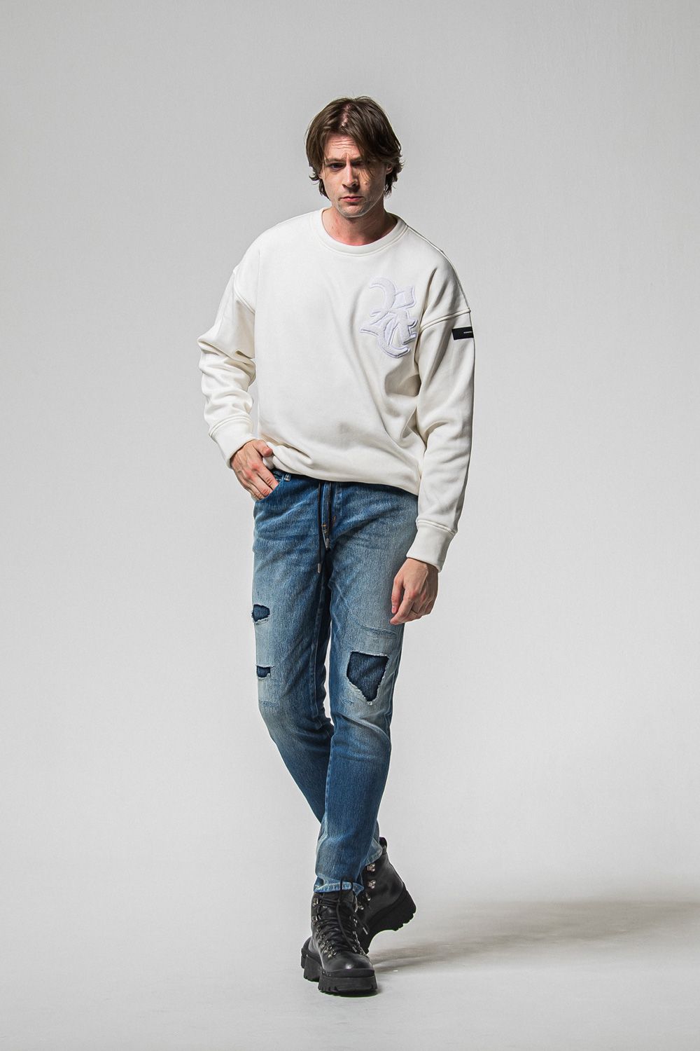 MICK DENIM JERSEY / デニム ジャージーンズ  (インディゴクラッシュ) (12月上旬入荷予定) ※オーダー締切：9月1日(月)18:00