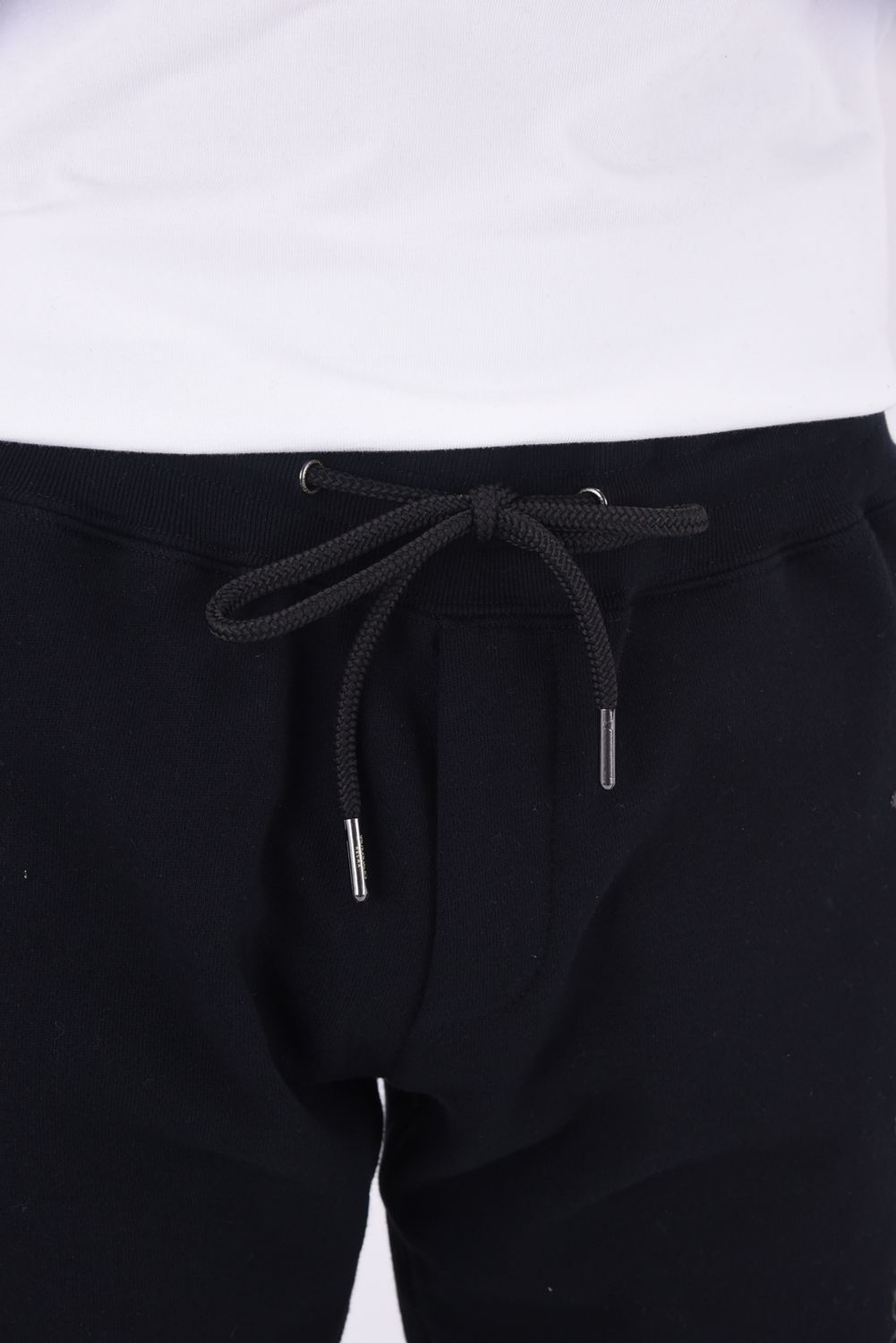 GLITTER ZIP SHORT PANTS / グリッターロゴ ショートパンツ ブラック