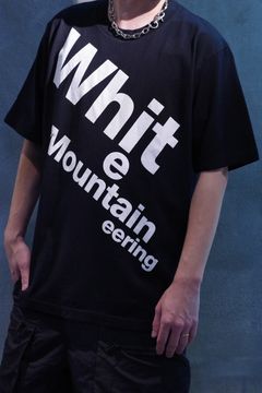 WM BIG LOGO T-SHIRT / ビッグロゴ レギュラーシルエット クルーネック 半袖 Tシャツ ブラック