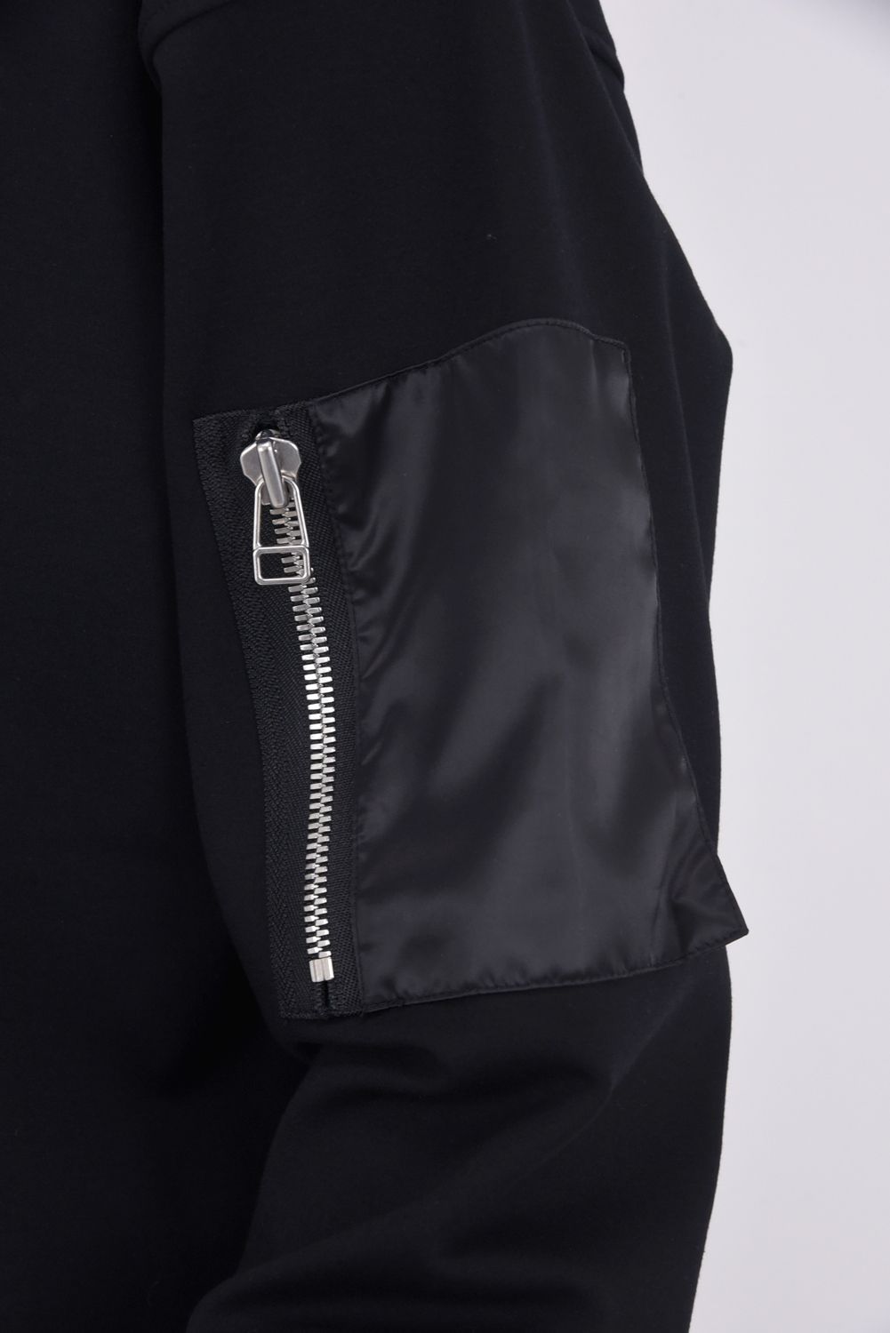 MILITARY POCKET LOOSE TRAINER / ミリタリーポケット ロングスリーブ ルーズトレーナー （ブラック）
