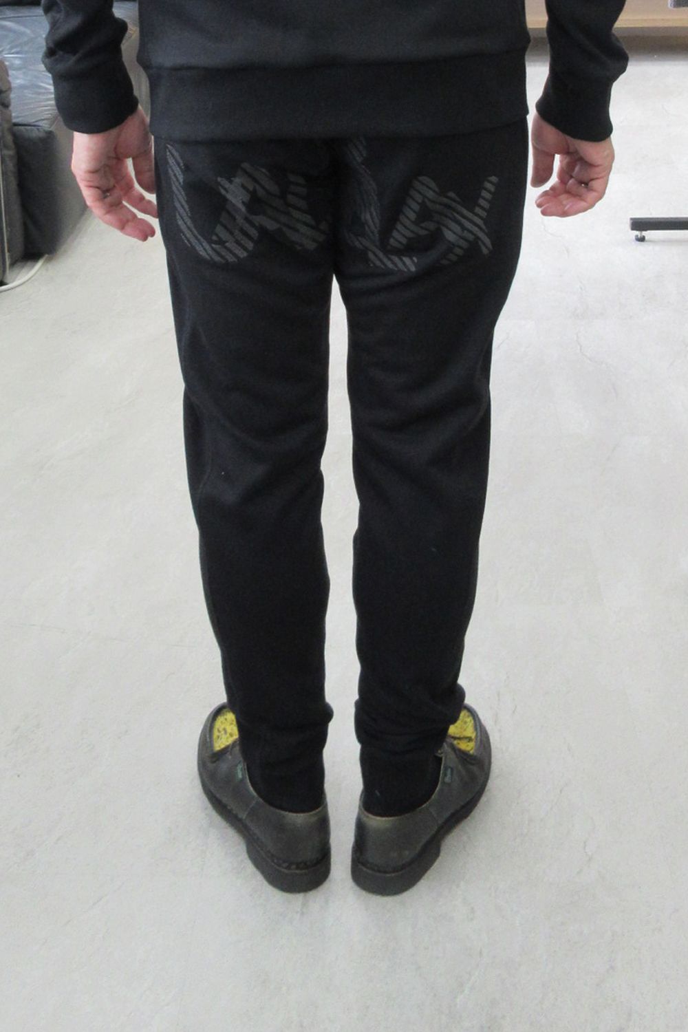 【26AW】 TC FRENCH TERRY SHADOW LOGO LONG PANTS / フレンチテリー シャドーロゴ ロングパンツ (ブラック) (9月上旬入荷予定)