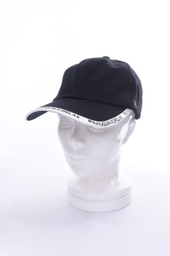 COLLAR LOGO CAP / カラーロゴ キャップ ブラック