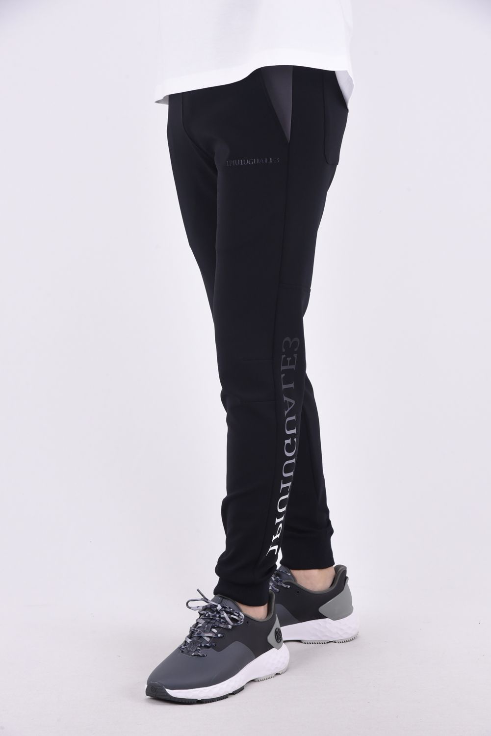 113SPORT HYPER JERSEY BIKER RIB / ジャージー バイカー リブパンツ ブラック