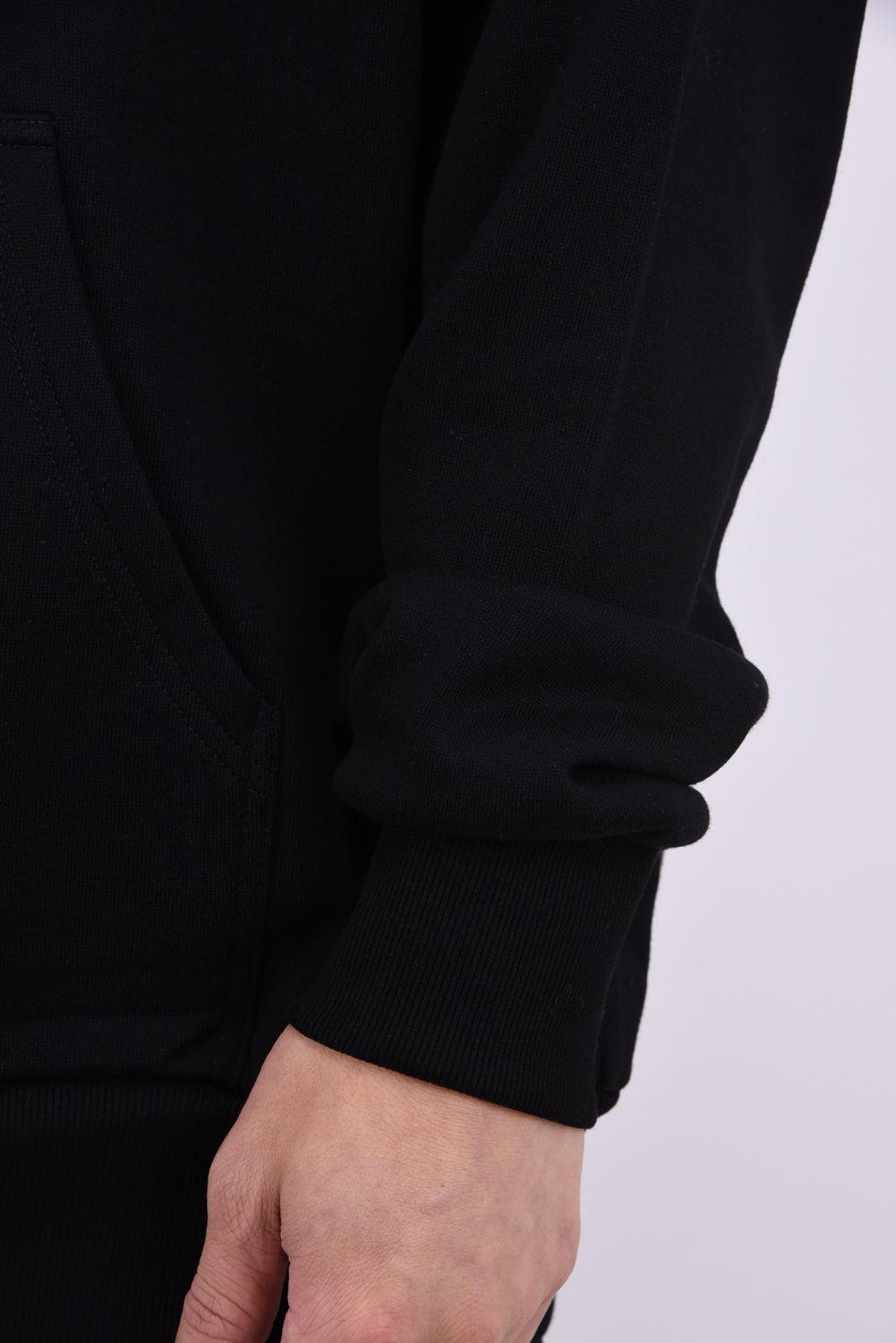 【26AW】 AGUILA (アギラ) / ミニブランドロゴ ドロップショルダー プルオーバーフーディー (ブラック)