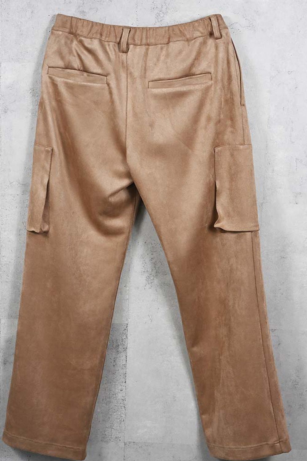 DAVID CARGO PANTS / スウェードジャージー ミリタリーカーゴパンツ (ブラウン) (1月上旬入荷予定) ※オーダー締切：9月1日(月)18:00