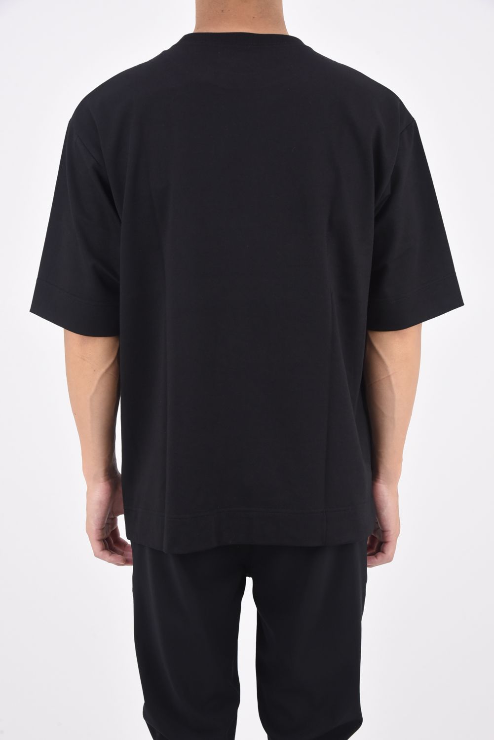 LIGHT crew T / メッセージプリント 半袖Tシャツ ブラック