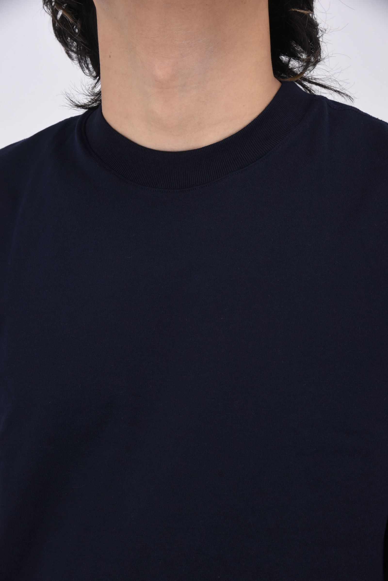 【国内正規品】【STANDARD FIT】 MIDWEIGHT JERSEY LONG SLEEVE / ミッドウェイト ジャージ スタンダード 長袖Tシャツ ネイビー