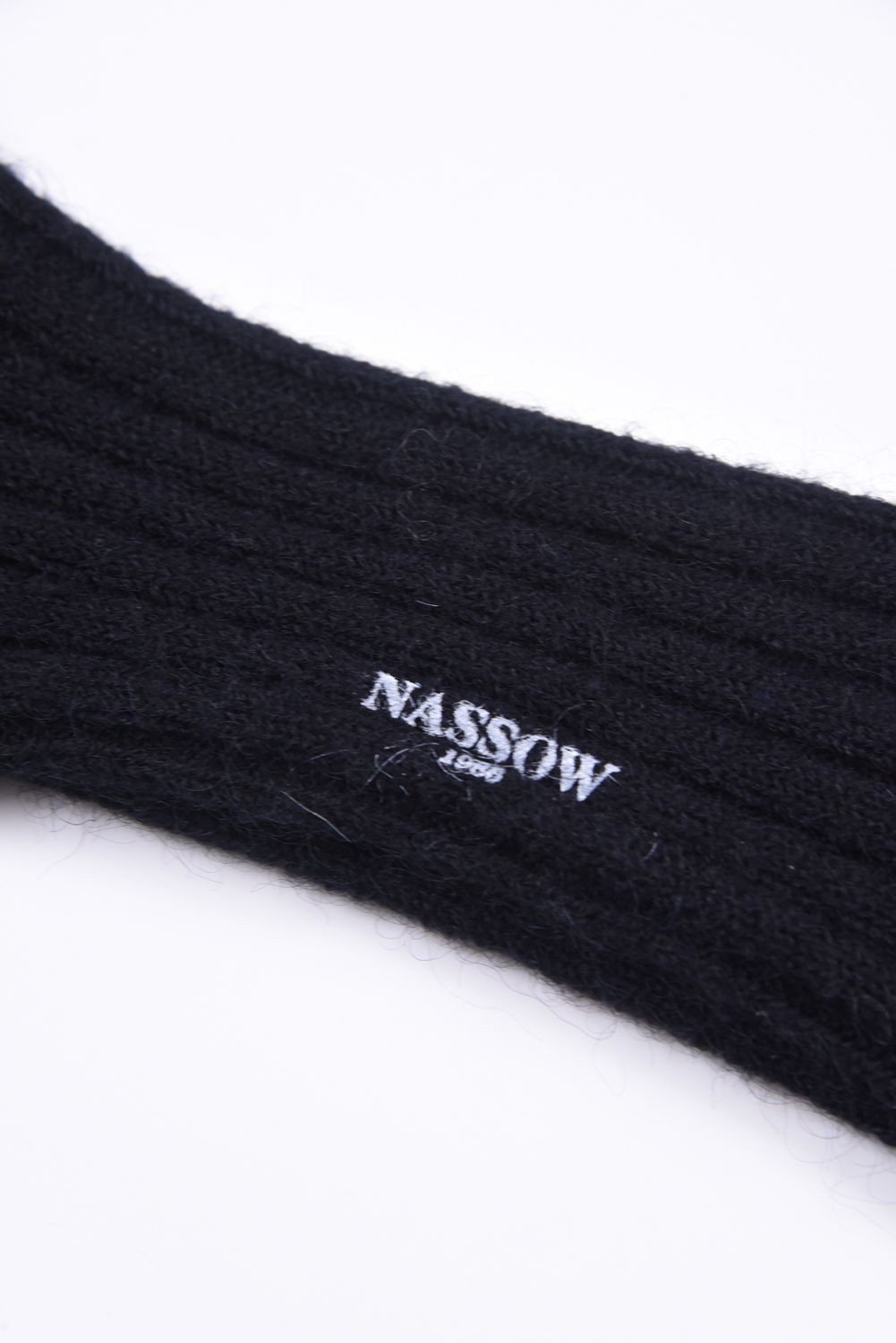 WOOL MIX RIB / 日本製 ウールミックス リブソックス スミ