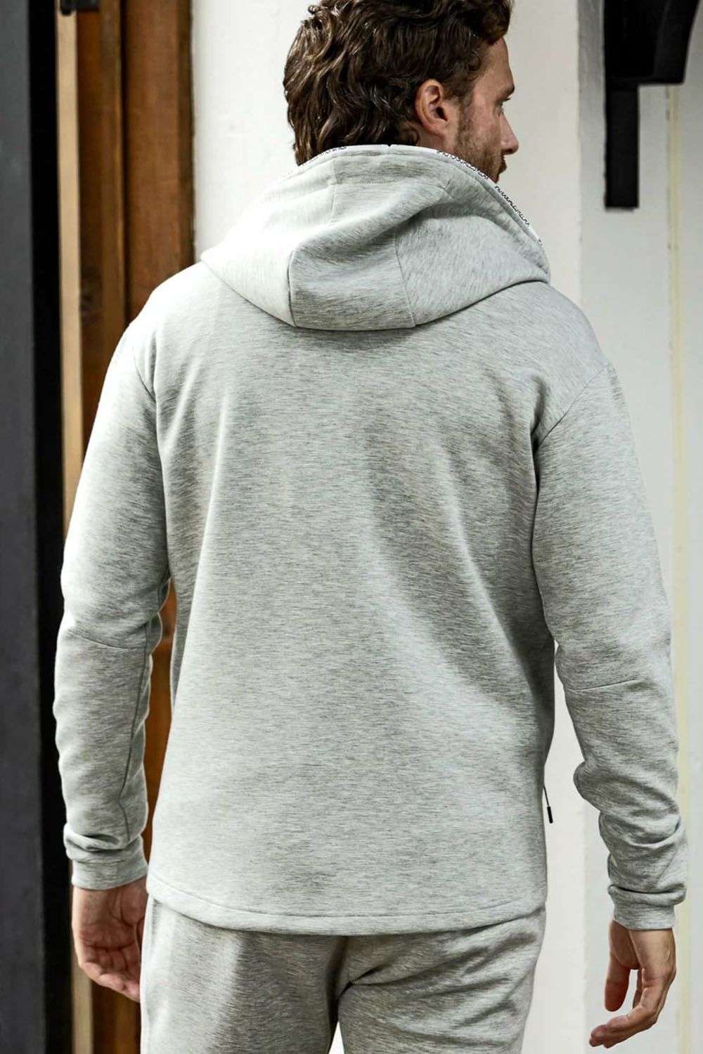 PIPING LINE HOODIE / パイピング ライン フーディ グレー