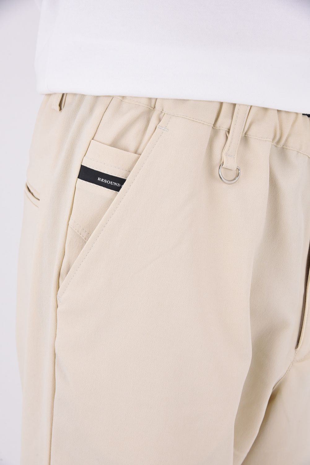RESOUND CLOTHING ライトベージュパンツ RESOUND CLOTHING - PAT WIDE EASY PANTS / ワイドテーパード