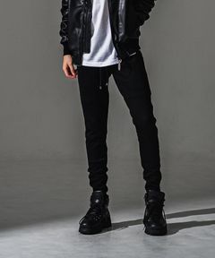 JT PT / ワンタック ラインパンツ (ブラック) (8月上旬入荷予定) ※オーダー締切:5月23日(土)17時