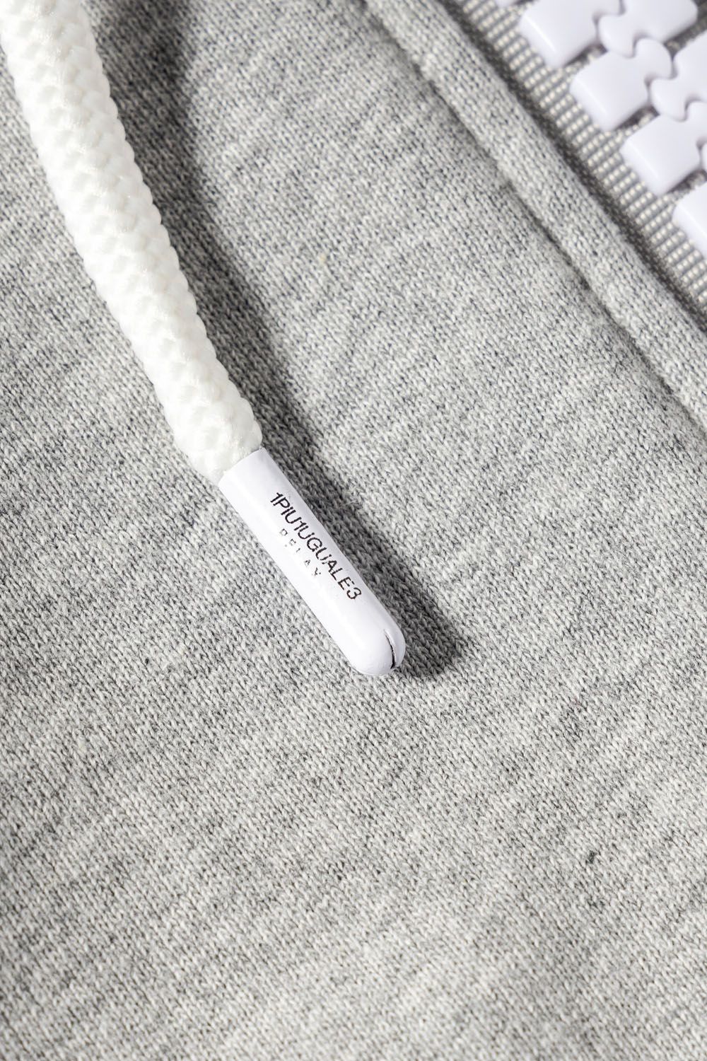 BIG ZIP BACK LOGO HOODIE / ビッグジップ バックロゴ フーディ トップグレー