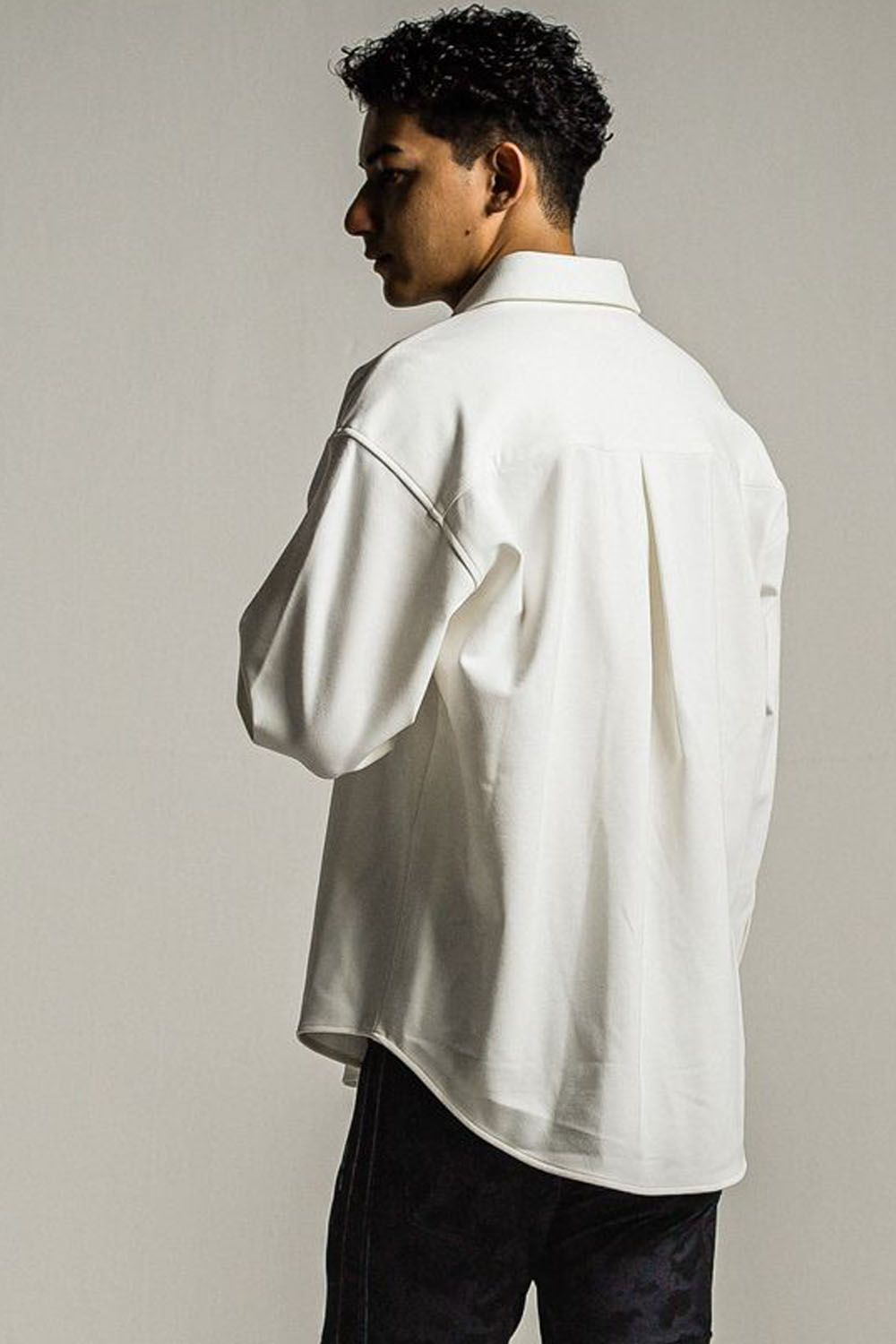 JERSEY JACK SHIRTS / 裏起毛 ジャックシャツ ホワイト