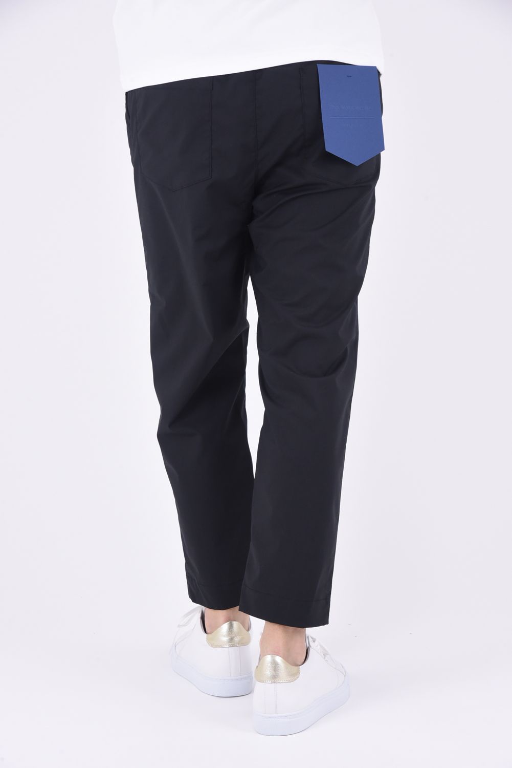 WR TAPERED CROPPED PANTS / テーパード クロップド パンツ ブラック